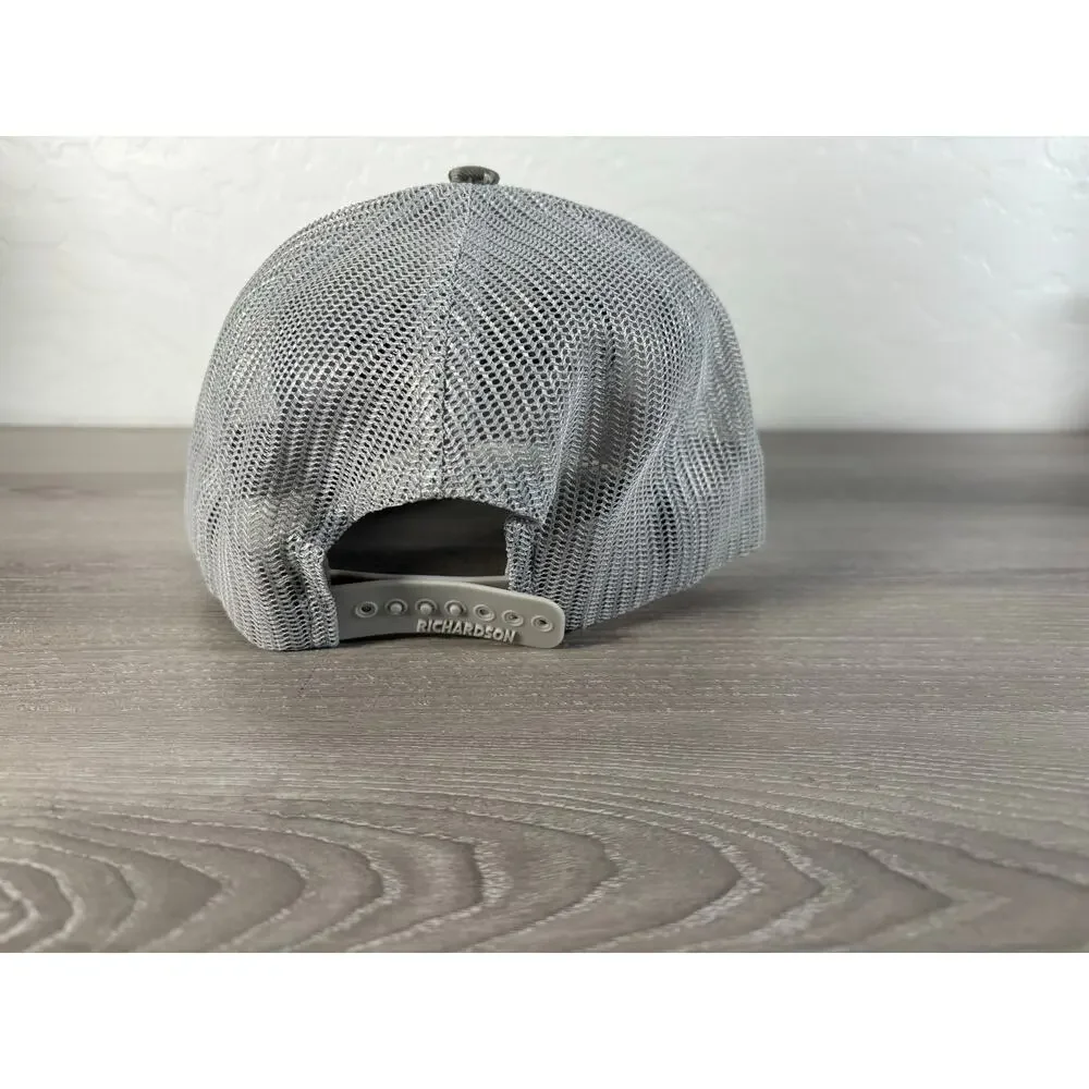 Classic Rope White Gray Camo Snapback‎ Trucker Hat- OSFA- NWT